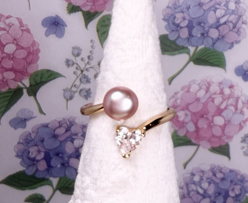 Genuine 6.5mm Freshwater Lavender Pearl Mirror Luster AAAA+ Adjustable Size 5-9
